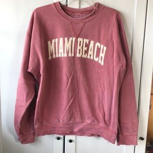 Miami Beach Crewneck Sweatshirt